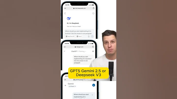 GPT-5 vs Gemini 2.5 vs DeepSeek V3! Which AI Wins in 2025?