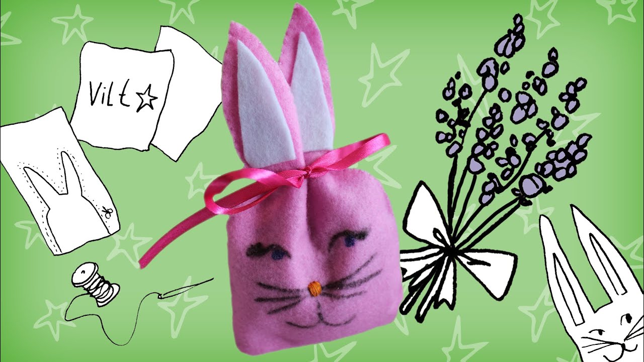 Jill - DIY Geurzakje in konijnenvorm maken (een geurkonijn!) - YouTube