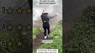 TOP 6 MOST RELATABLE EMBARRASSING MOMENTS⚠️💀🔥#funny #fails