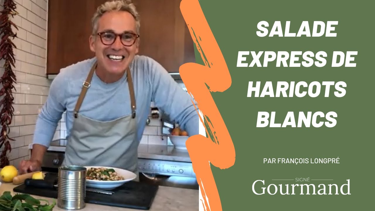 RECETTE DE SALADE EXPRESS DE HARICOTS BLANCS