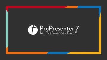 ProPresenter 7 // 14. Preferences Part 5 | Devices