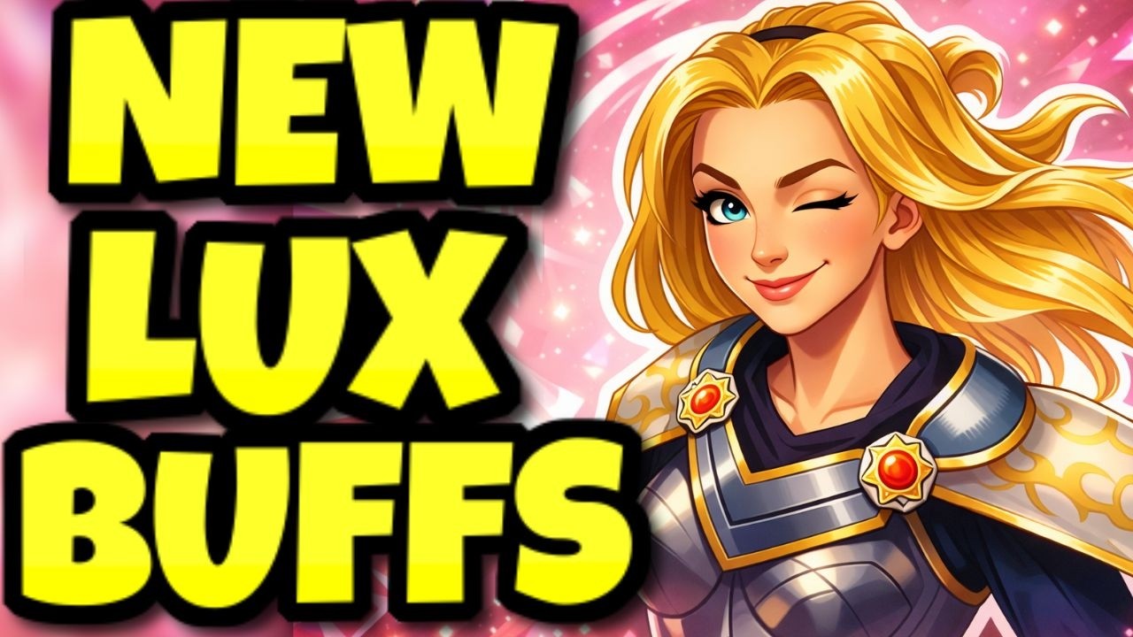 Riot just buffed LUX SUPPORT in Season 16