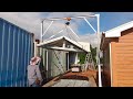 DIY TOOL #32 ... How to make a gantry crane -- 500k 윈치로 공장에서 사용할 크레인 만들기.
