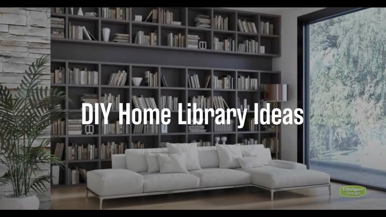 DIY Home Library Ideas YouTube