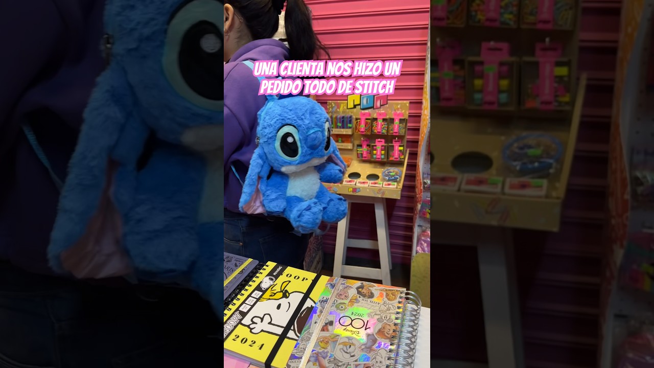 Clàudia abre Caja SORPRESA de STITCH 🩵 Peluches, Libretas y otros juguetes  de Lilo & Stitch DISNEY 