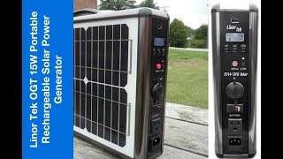 Linor Tek OTG 15W Portable & Rechargeable Solar Power Generator