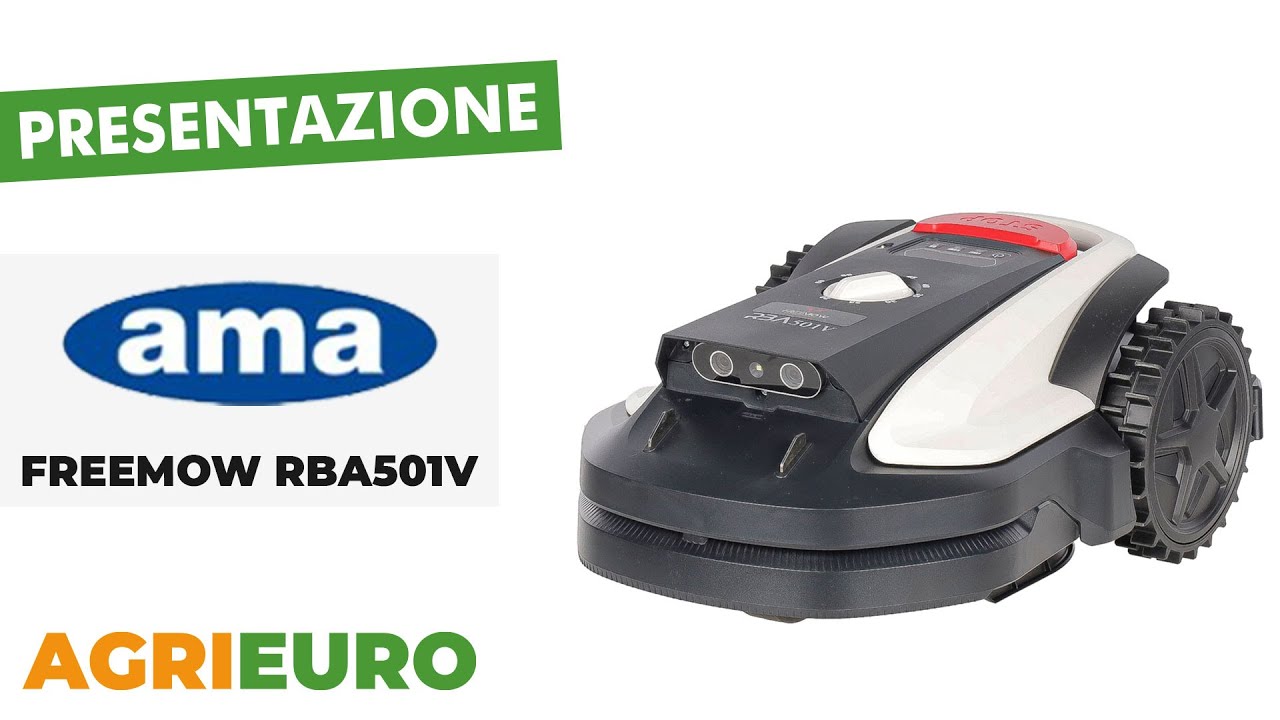 Ama Freemow RBA501V - Robot Rasaerba Senza impianto - Presentazione ...