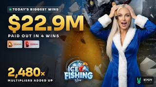 Ice Fishing Big Wins: $22.9M Across 4 Bonus Rounds