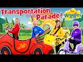 Transportation parade  the wiggles  kids song about cars and vehicles