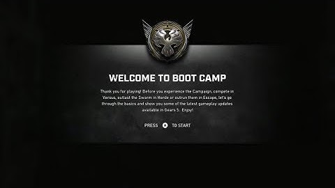 Gears 5: Boot Camp Tutorial and yes I am bad at it, lol