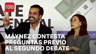 Jorge Álvarez Máynez arriba a segundo debate presidencial - Las Noticiaa