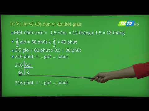 Video DẠY HỌC TRÊN TRUYỀN HÌNH: TOÁN LỚP 5: BẢNG ĐƠN VỊ ĐO... - youtube