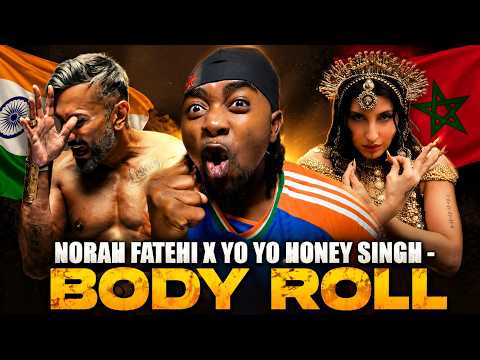 FIRST TIME LISTENING TO!! 🇮🇳🇲🇦BODY ROLL - NORA FATEHI FEAT. YO YO HONEY SINGH (REACTION!!)