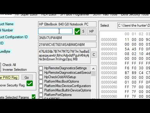 Change HP laptop Serial Number