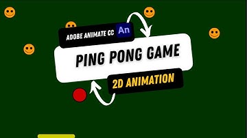 Ping Pong Game in Adobe Animate CC |2D Animation |#adobeanimate #adobeanimatetutorial #graphicdesign