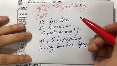 TOEIC TRỰC TUYẾN! NGỮ PHÁP TOEIC! CÂU CHỦ ĐỘNG - BỊ ĐỘNG -