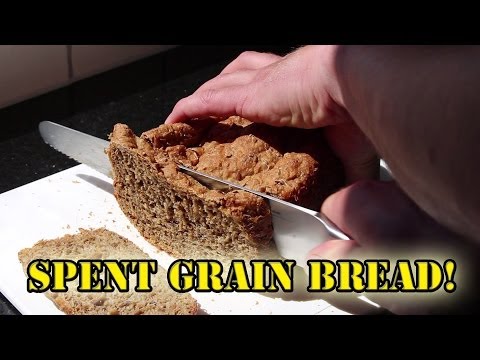 Baking bread with spent grains