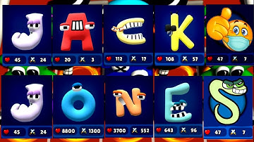 Merge Alphabet Lore Run - New Update ⭐⭐⭐⭐ ⭐ ⭐ abcdefghijklmnopqrstuvwxyz Gameplay Part 7