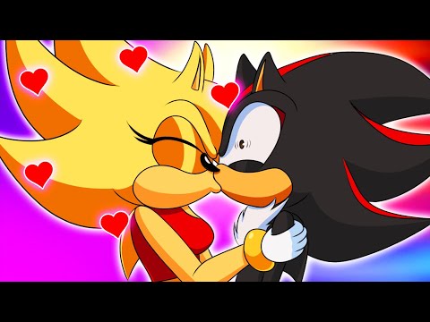 Just a kiss?  Sonic fan art, Silver the hedgehog, Sonic and shadow