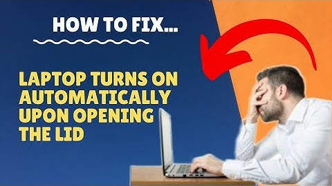 Laptop turns ON automatically upon opening the lid | How to fix | Lenovo laptop | Flip to boot