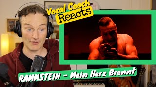 Vocal Coach REACTS - RAMMSTEIN "Mein Herz Brennt"