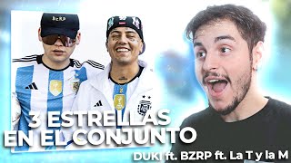 REACCION a "Bizarrap & Duki - 3 Estrellas en el Conjunto (ft. La T y la M)" || POLI