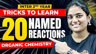 Download lagu Inter 2nd Year Chemistry - 20 Named Reactions Tricks to Remember 🔥 | AP & TS | Vedantu Telugu