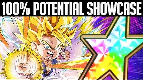 100% PHY SSJ2 GT GOKU SHOWCASE Dragon Ball Z Dokkan Battle