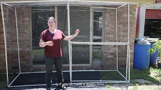 How to build a temporary cat enclosure