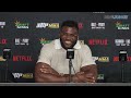 Francis Ngannou reacts to Jon Jones' comments on potential fight after KO win | Rousey vs. Carano