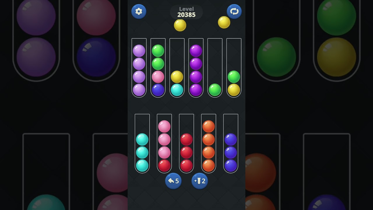 Ball Sort by Infinite Joy: Levels 20384, 20385, 20386