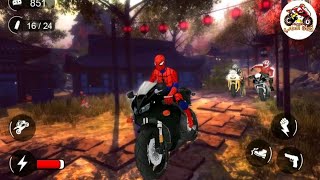 ميتورات سبيدر مان الرجل العنكبوت - سباق موتورات سبايدرمان -دراجات سبايدرمان #9 screenshot 4