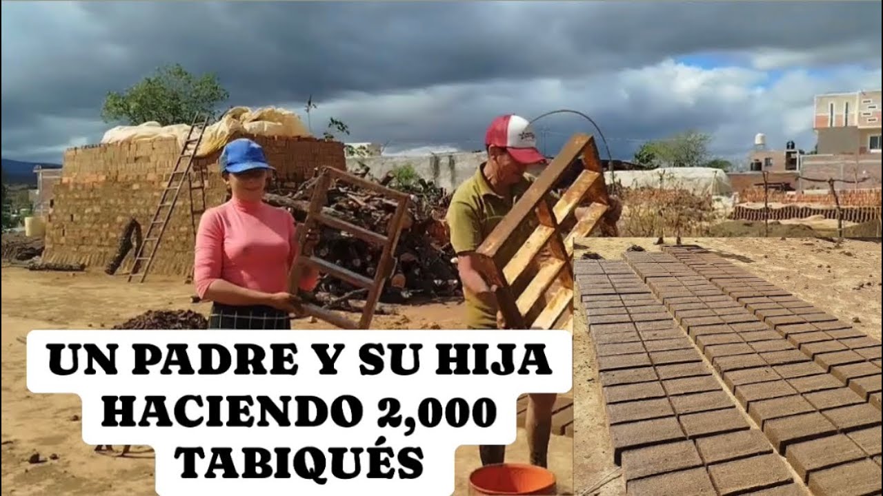 COMO HACER LADRILLOS MAS RÁPIDO |TECNICA EFICAZ con mi hija la Ingeniera