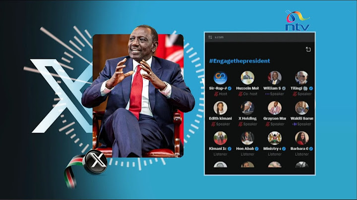 President Ruto engages Kenyans on X Spaces