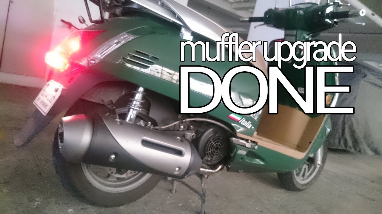 kymco scooter exhaust