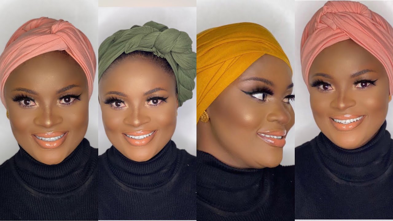 EVERYDAY TURBAN TUTORIALS WITH JERSEY SCARF | how to tie jersey scarf