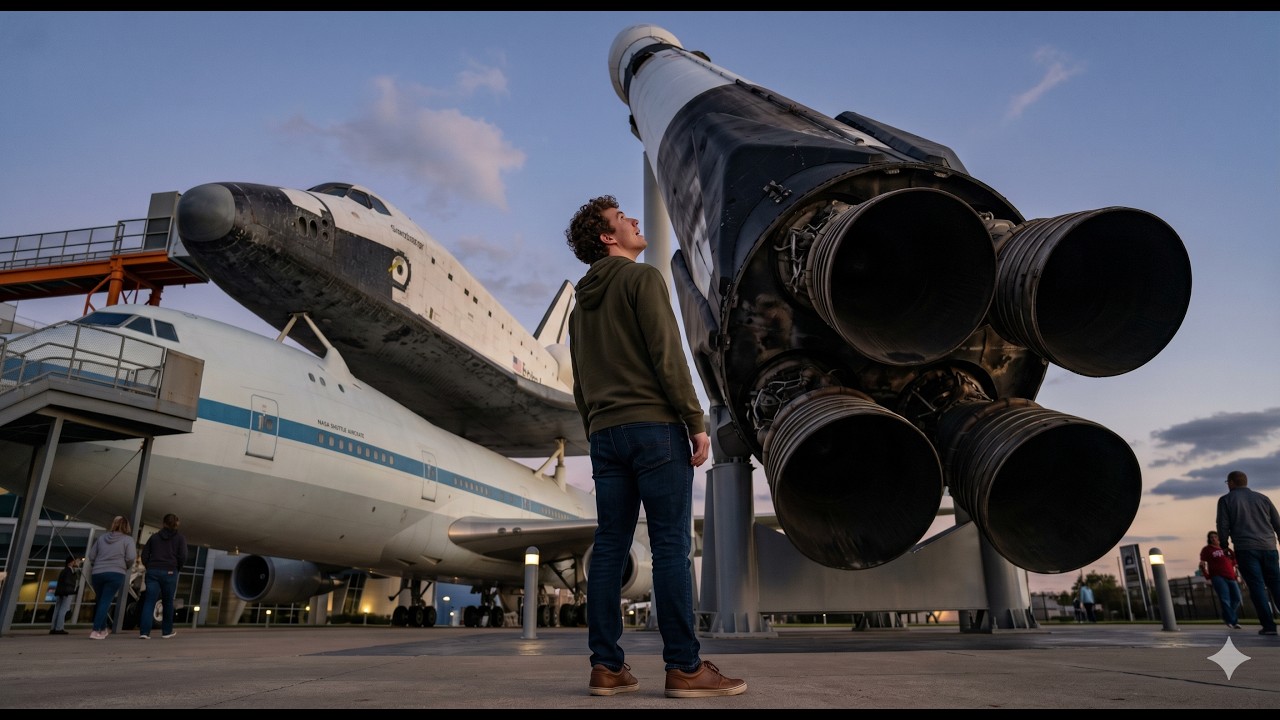 I Walked Inside a Space Shuttle... And Then Stood Under a Real SpaceX ...