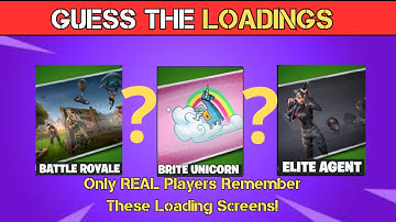 99% of Fortnite Players Can’t Name These Loading Screens!