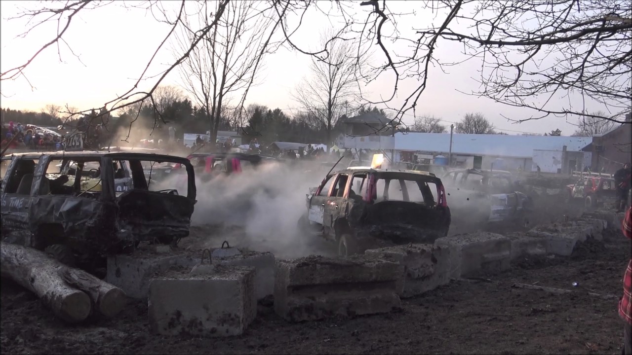 impact motorsports grand rapids michigan 2017 BLACKSTOCK WINTER FESTIVAL DEMO DERBY TRUCKS