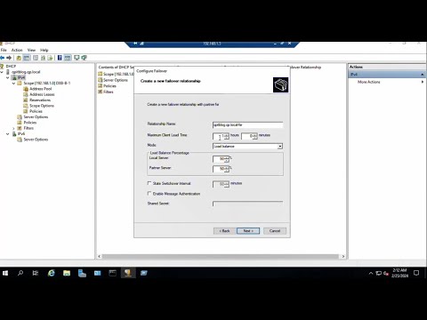 How to Configure DHCP Fail-over and Superscopes on Windows Server 2019 ...