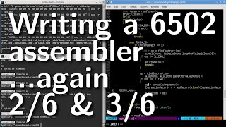 Writing a 6502 assembler for CP/M-65, parts 2/6 and 3/6