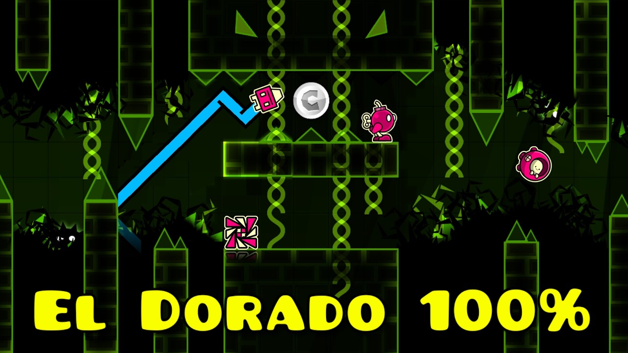 The Golden Lvl 1? El Dorado 100% (Insane Demon) [Geometry Dash]