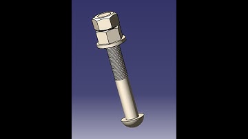Plummer Block - 4) Nut and Bolt - Part Design Tutorial For Beginner .