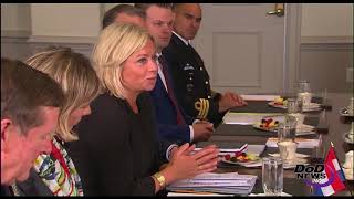 Mattis Welcomes Dutch Defense Minister to Pentagon