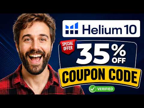 Helium 10 Coupon Code 2026 | Helium 10 Promo Code | Helium 10 product research tool | 35% DISCOUNT