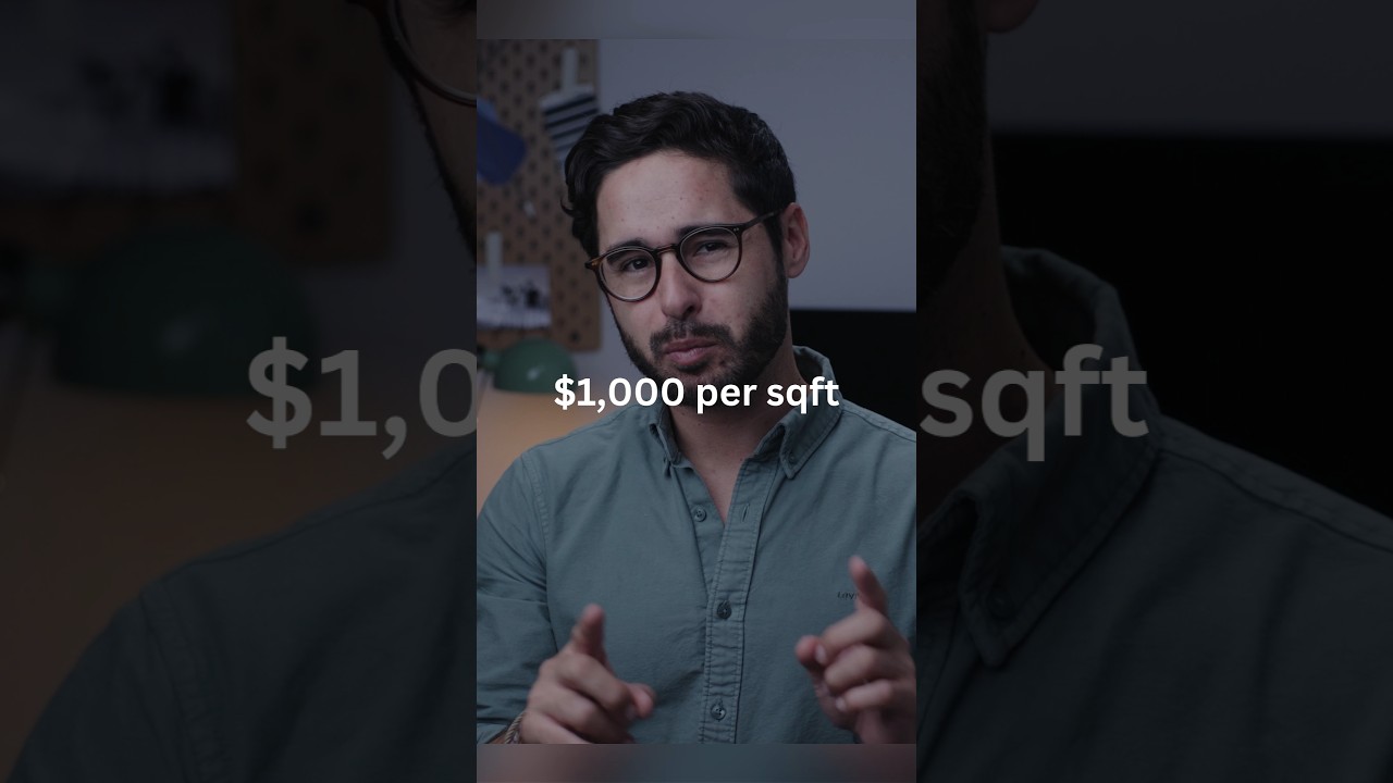 Price per sqft is a wrong way to value a house. 