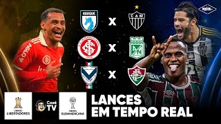 Thumbnail for FLUMINENSE X GV SAN JOSÉ E INTERNACIONAL X ATLÉTICO NACIONAL | LANCES EM TEMPO REAL | NOCHE DE COPA