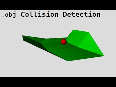 3D Collision Detection using a triangle signed distance function (SDF ...