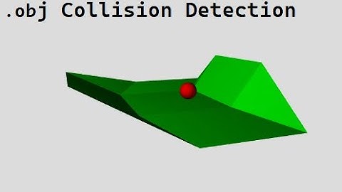 3D Collision Detection using a triangle signed distance function (SDF)