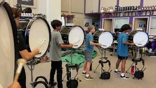 Cedar Ridge Drumline Oct 25 2023 Rain Day